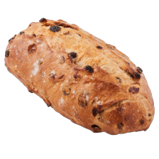 Lodewijker appel rozijnen brood